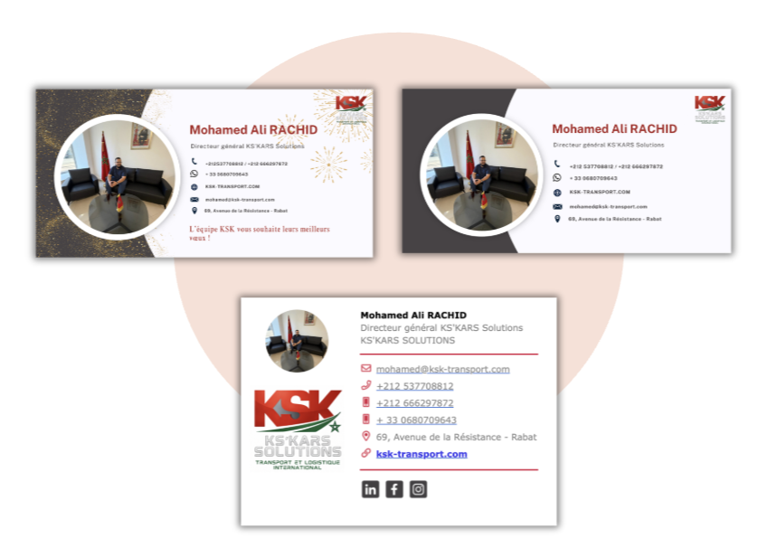 Signatures de mail - KSK