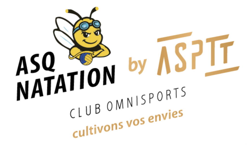 Logos ASQ Natation - ASPTT Fédération Omnisports